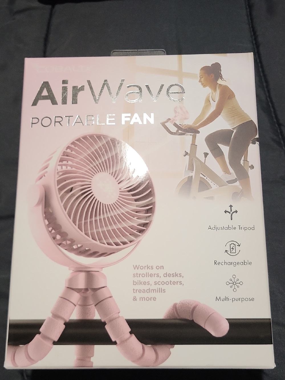 AirWave Portable Fan - Pink